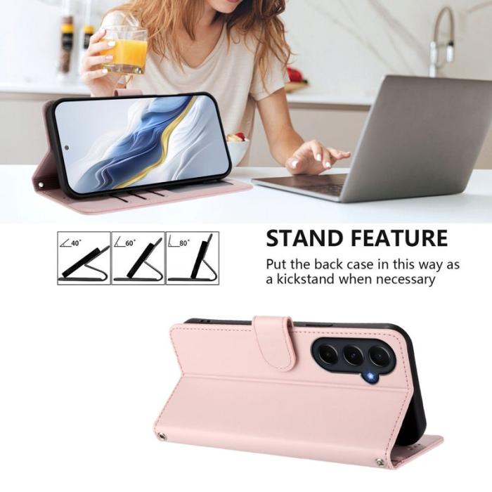 OEM - Love Cat Samsung Galaxy A55 5G Plånboksfodral Konstläder - Rosa