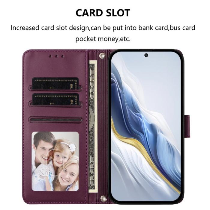 OEM - Love Cat Samsung Galaxy A57 Plånboksfodral Konstläder - Lila