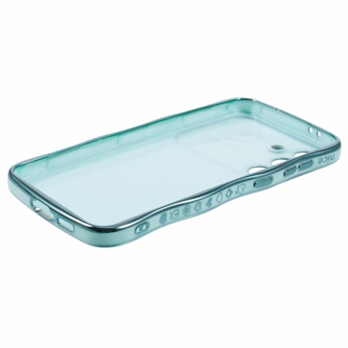 OEM - Love Hearts Mobilskal till Samsung Galaxy A55 5G TPU - Grön