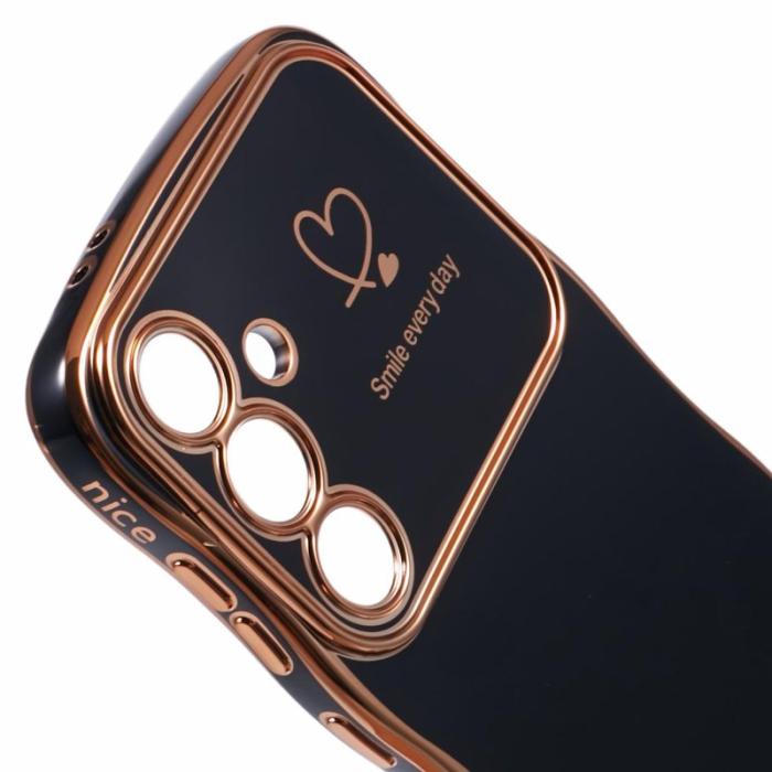 OEM - Love Hearts Samsung Galaxy A55 5G Skal TPU - Svart