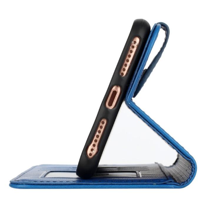 OEM - Mandala Samsung Galaxy S26 Ultra Fodral Äkta Läder - Royal Blue