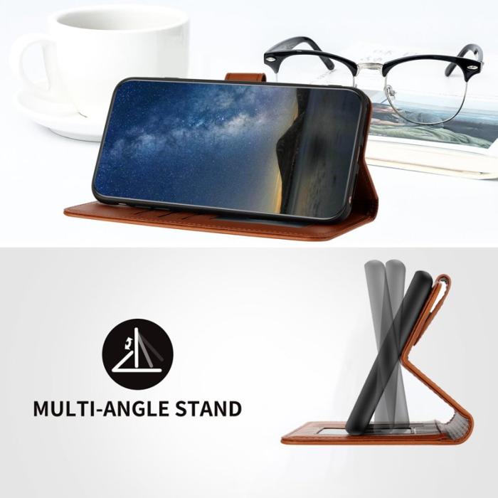 OEM - Mandala Samsung Galaxy S26 Pro Fodral Äkta Läder - Kaffe