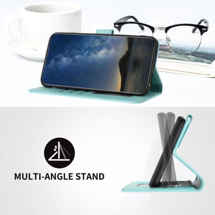 OEM - Mandala Samsung Galaxy S26 Pro Fodral Äkta Läder - Ljusblå