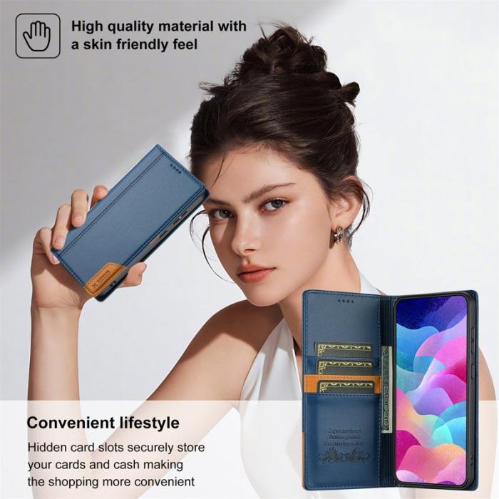 N.BEKUS - N.BEKUS P3 För Samsung Galaxy S26 Fodral RFID Skydd - Blå