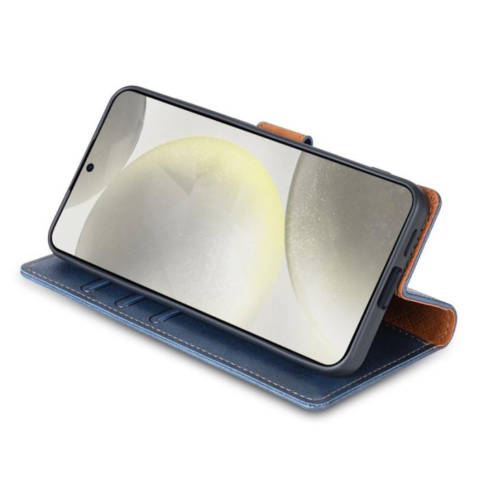 N.BEKUS - N.BEKUS Samsung Galaxy A37 Fodral PU Läder - Blå