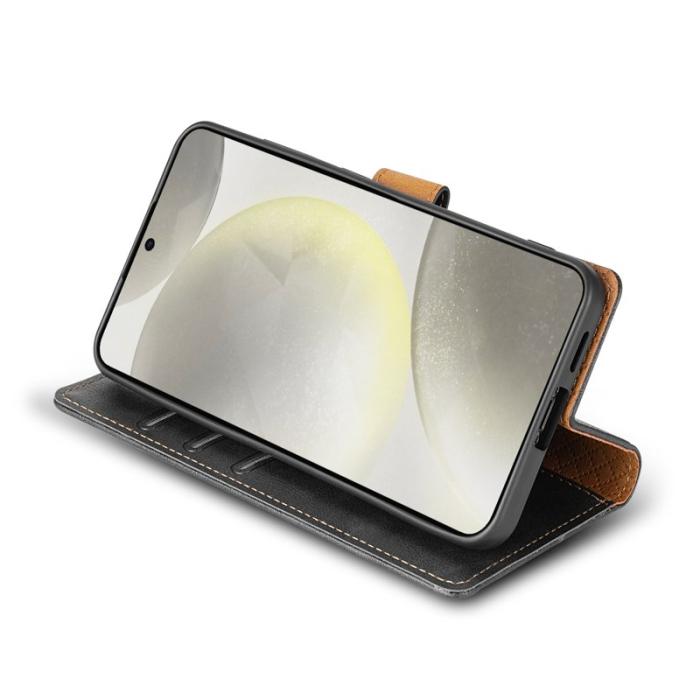 N.BEKUS - N.BEKUS Samsung Galaxy A37 Fodral PU Läder - Svart