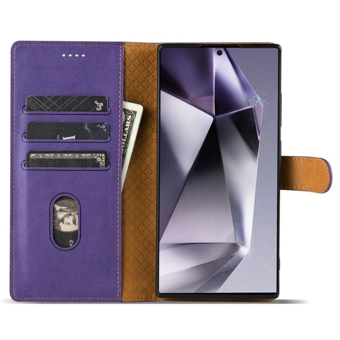 OEM - N.BEKUS Samsung Galaxy S26 Ultra Fodral Konstläder - Lila