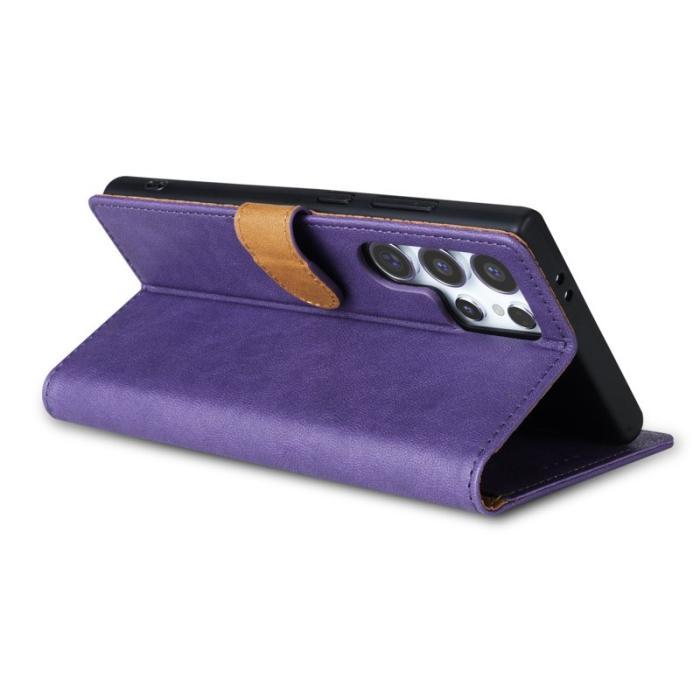 OEM - N.BEKUS Samsung Galaxy S26 Ultra Fodral Konstläder - Lila