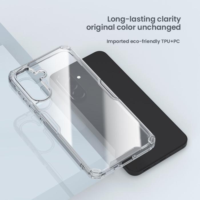 Nillkin - NILLKIN Samsung Galaxy A57 Mobilskal Plast Transparent - Vit