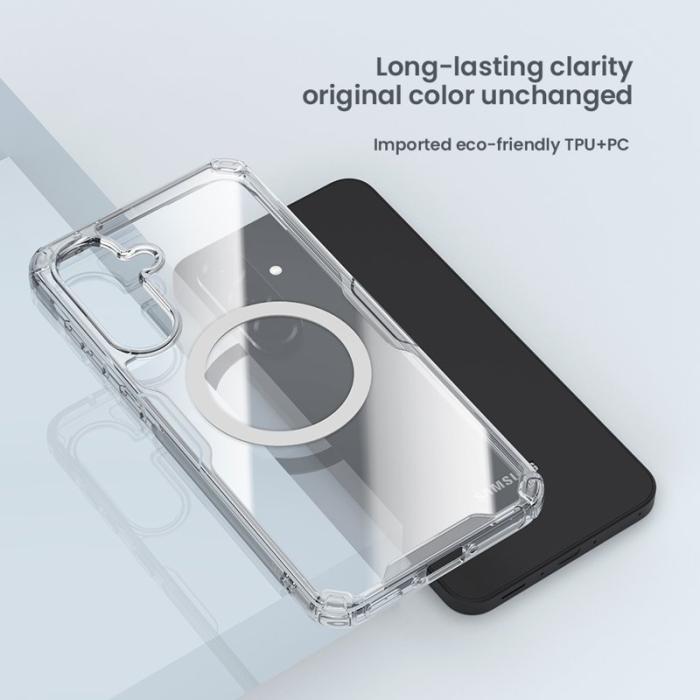 Nillkin - NILLKIN Samsung Galaxy A57 Mobilskal TPU + PC Ultra Clear - Vit