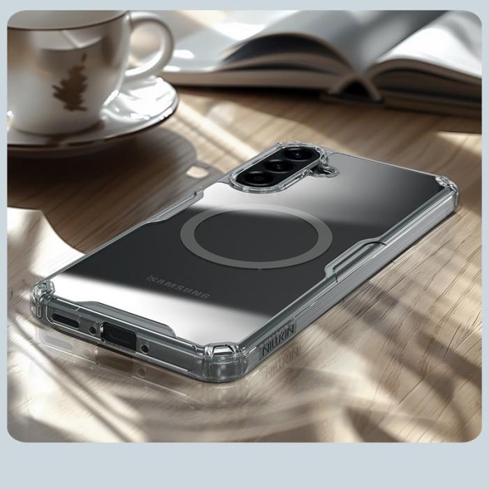 Nillkin - NILLKIN Samsung Galaxy A57 Mobilskal TPU + PC Ultra Clear - Vit