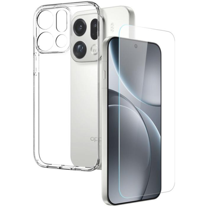 NORTHJO - NORTHJO Mobilskal till Oppo Find X9 Pro 5G Plast Transparent - Vit