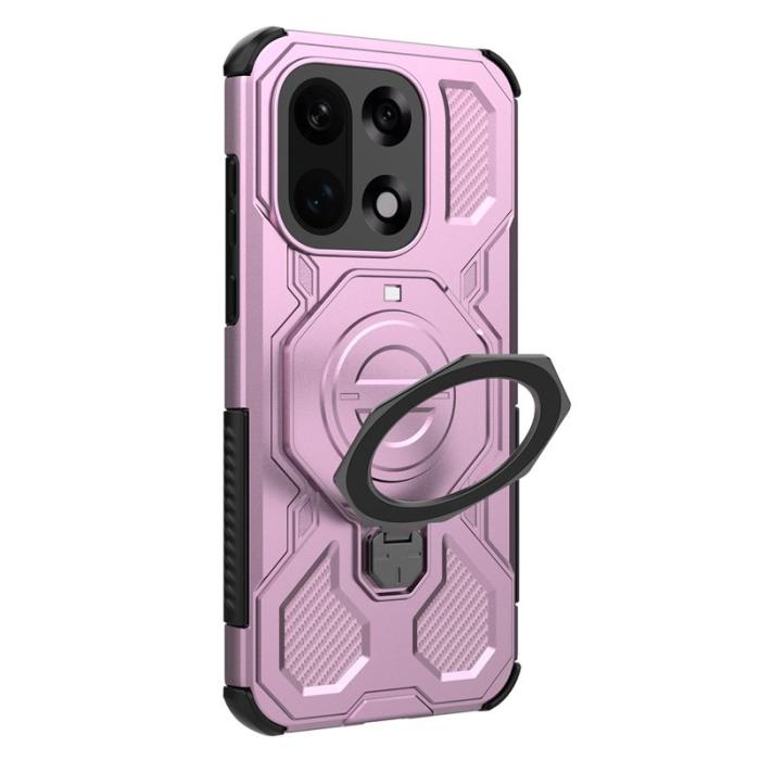 OEM - OnePlus 15 5G Mobilskal Plast Stötsäker Med Kickstand - Rosa