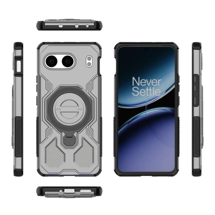 OEM - OnePlus Nord 4 Mobilskal Plast Shockproof - Grå