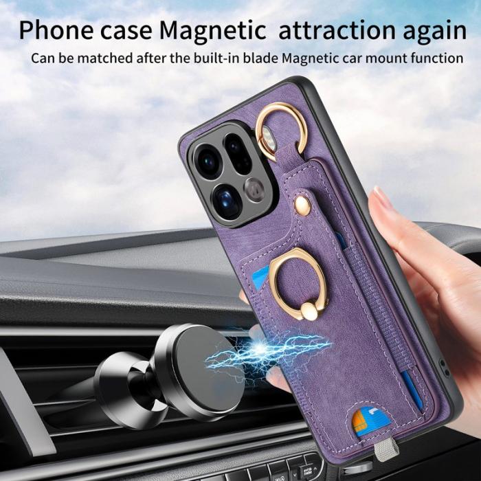 OEM - Oppo Find X9 Pro 5G Bakskal Äkta Läder - Grön