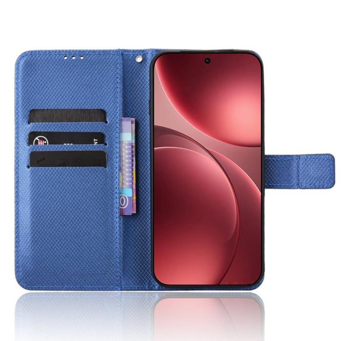 OEM - Oppo Find X9 Pro 5G Fodral Äkta Läder - Blå