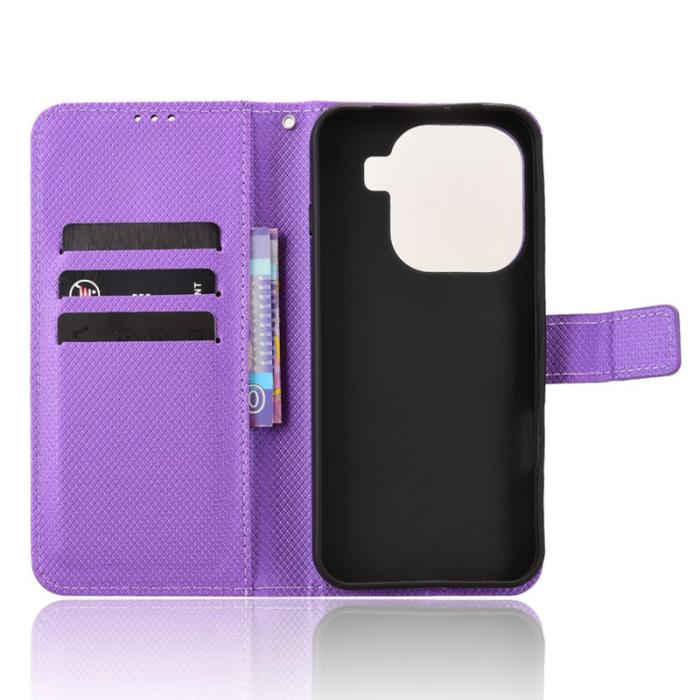 OEM - Oppo Find X9 Pro 5G Fodral Äkta Läder - Lila