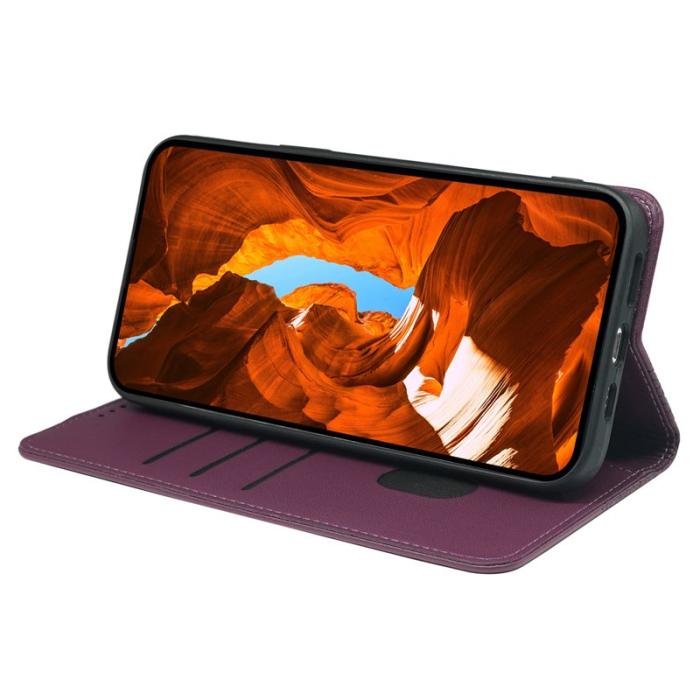 OEM - Oppo Find X9 Pro 5G Fodral Äkta Läder - Mörklila