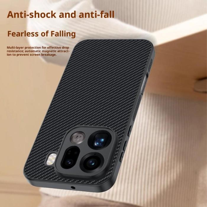 OEM - Oppo Find X9 Pro 5G Fodral Äkta Läder + PC Plast - Guld