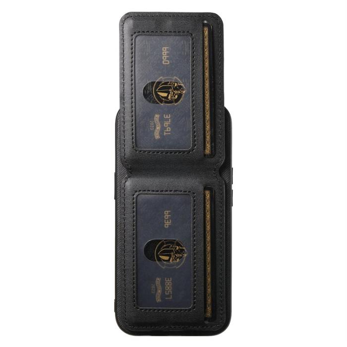 OEM - Oppo Find X9 Pro 5G Fodral Äkta Läder Plast RFID Skydd - Svart