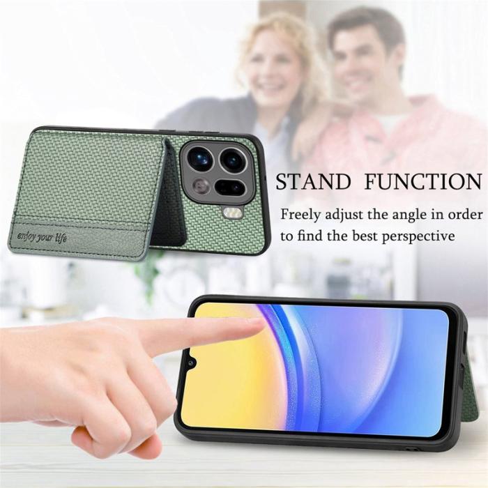 OEM - Oppo Find X9 Pro 5G Fodral Äkta Läder RFID Skydd - Svart