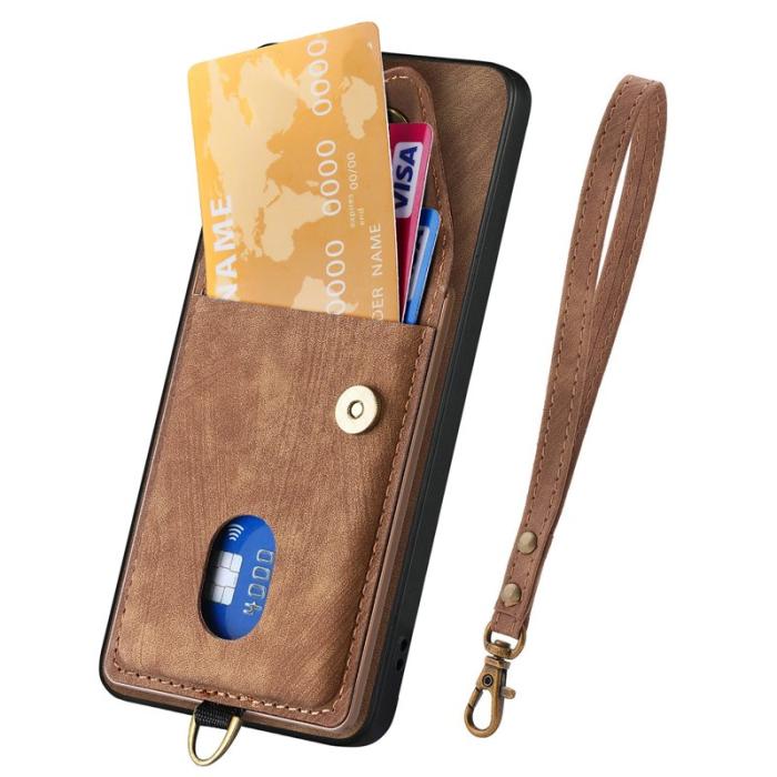 OEM - Oppo Find X9 Pro 5G Fodral Kickstand Läder - Brun