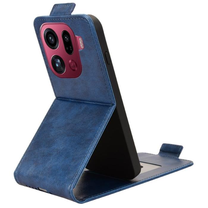 OEM - Oppo Find X9 Pro 5G Fodral Läder - Mörkblå