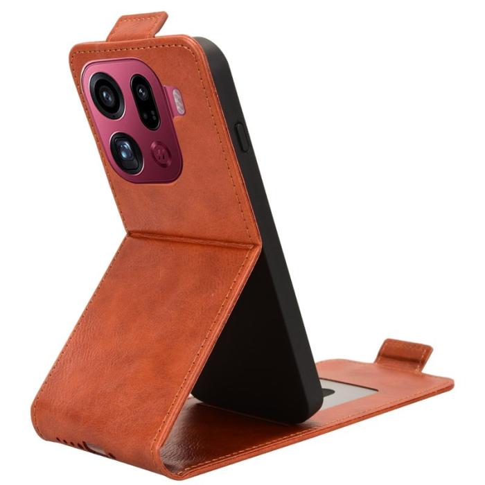 OEM - Oppo Find X9 Pro 5G Fodral Läder - Orange