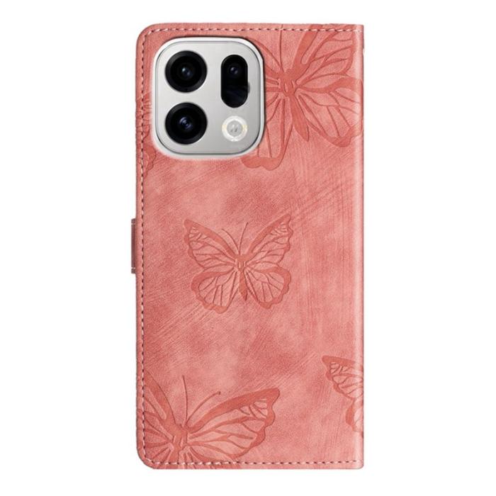 OEM - Oppo Find X9 Pro 5G Fodral Läder - Rosa