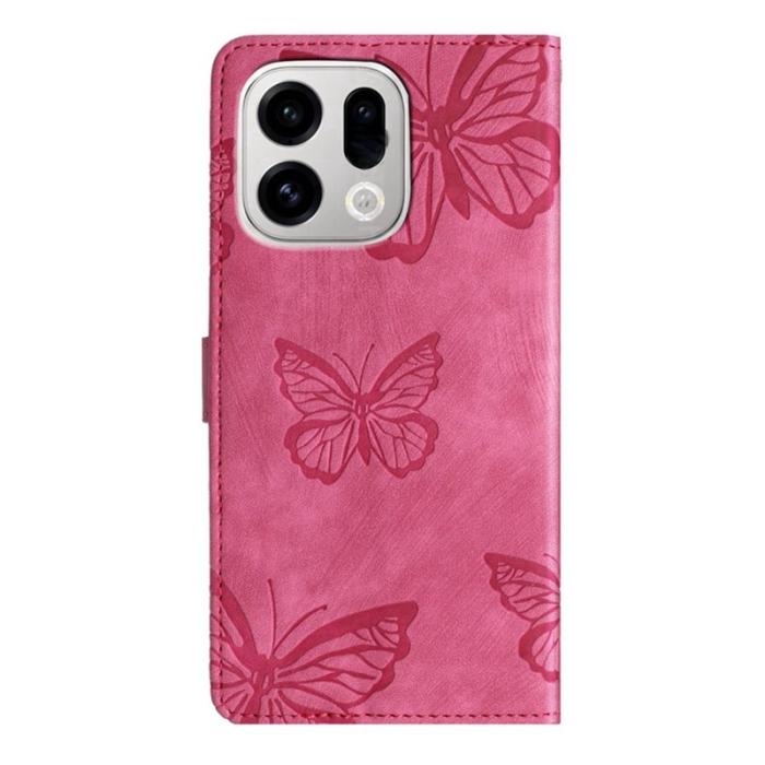 OEM - Oppo Find X9 Pro 5G Fodral Läder - Rose