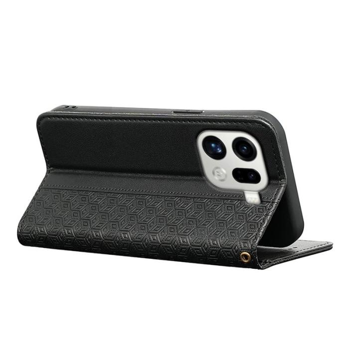 OEM - Oppo Find X9 Pro 5G Fodral Läder - Svart