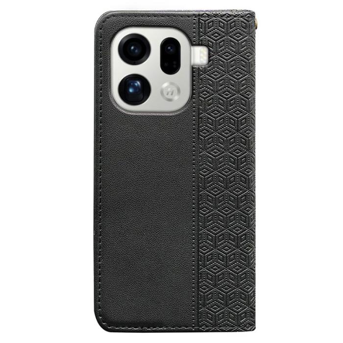 OEM - Oppo Find X9 Pro 5G Fodral Läder - Svart