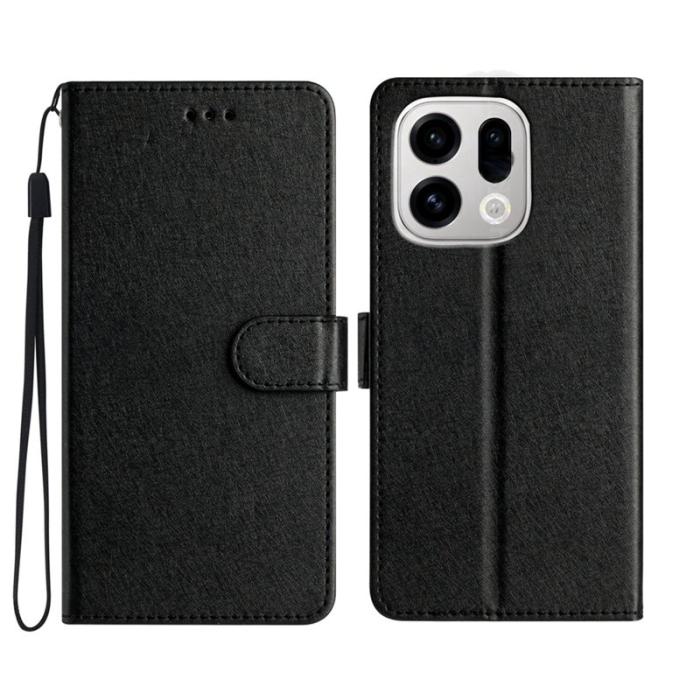 OEM - Oppo Find X9 Pro 5G Fodral Magnetlås Äkta Läder - Svart