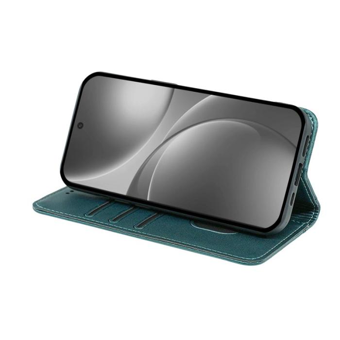 OEM - Oppo Find X9 Pro 5G Fodral Magnetstängning PU Läder - Grön
