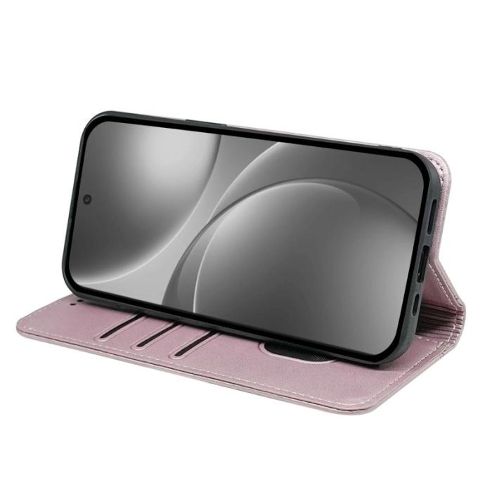 OEM - Oppo Find X9 Pro 5G Fodral Magnetstängning PU Läder - Roséguld