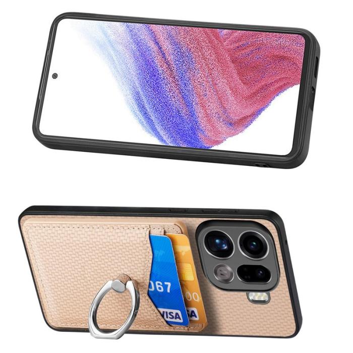 OEM - Oppo Find X9 Pro 5G Fodral PU Läder - Aprikos