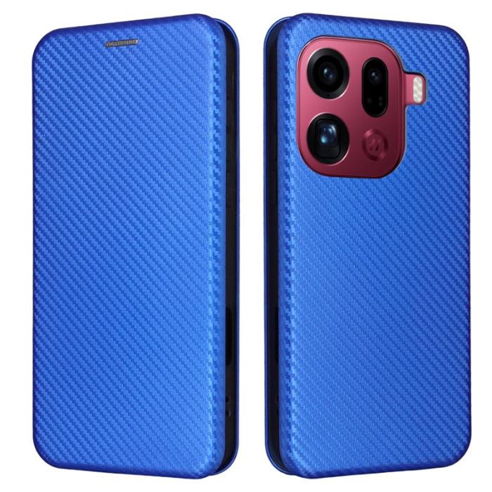 OEM - Oppo Find X9 Pro 5G Fodral PU Läder - Blå