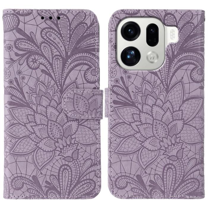 OEM - Oppo Find X9 Pro 5G Fodral PU Läder Flip - Lila