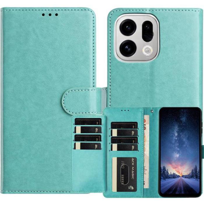 OEM - Oppo Find X9 Pro 5G Fodral PU Läder Grön