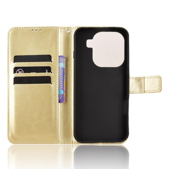 OEM - Oppo Find X9 Pro 5G Fodral PU Läder - Guld
