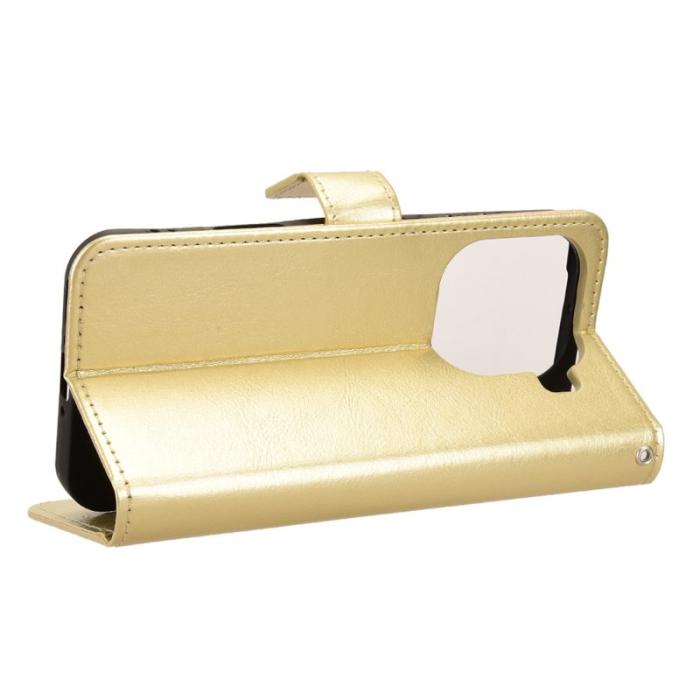 OEM - Oppo Find X9 Pro 5G Fodral PU Läder - Guld