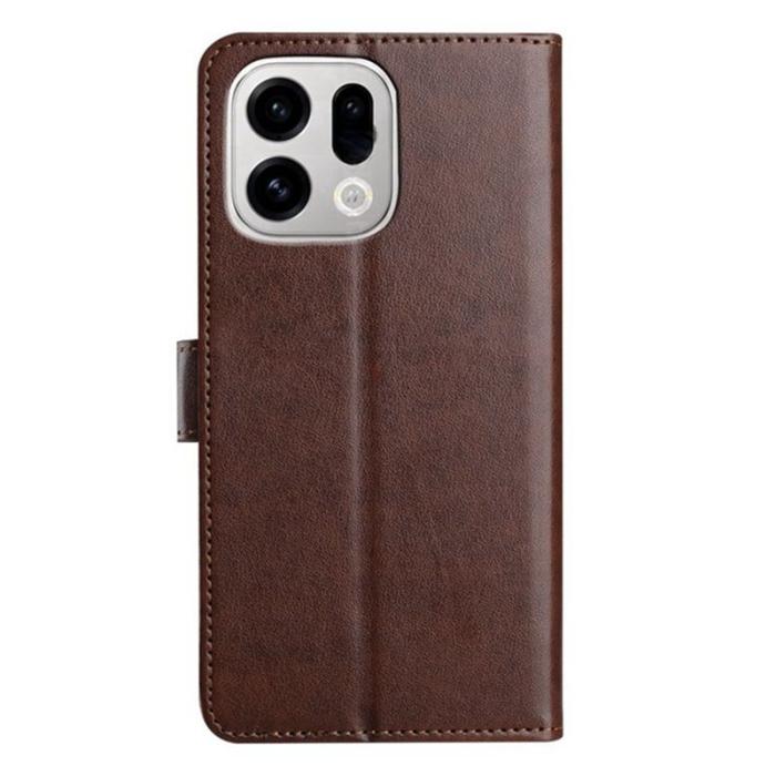 OEM - Oppo Find X9 Pro 5G Fodral PU Läder - Kaffe