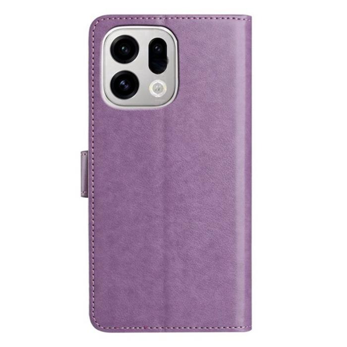 OEM - Oppo Find X9 Pro 5G Fodral PU Läder - Lila