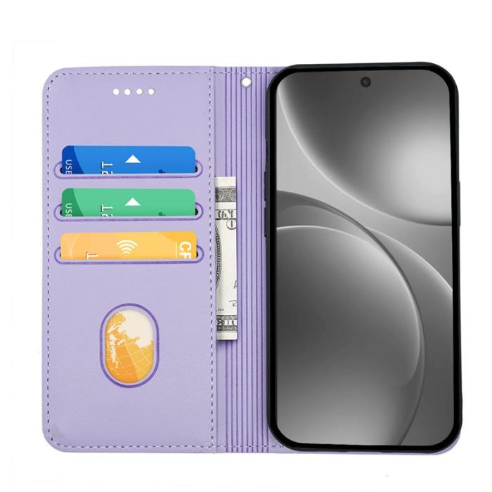 OEM - Oppo Find X9 Pro 5G Fodral PU Läder Magnetisk Stängning - Lila