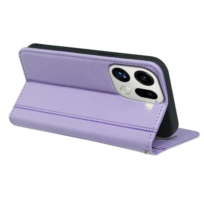 OEM - Oppo Find X9 Pro 5G Fodral PU Läder Magnetisk Stängning - Lila