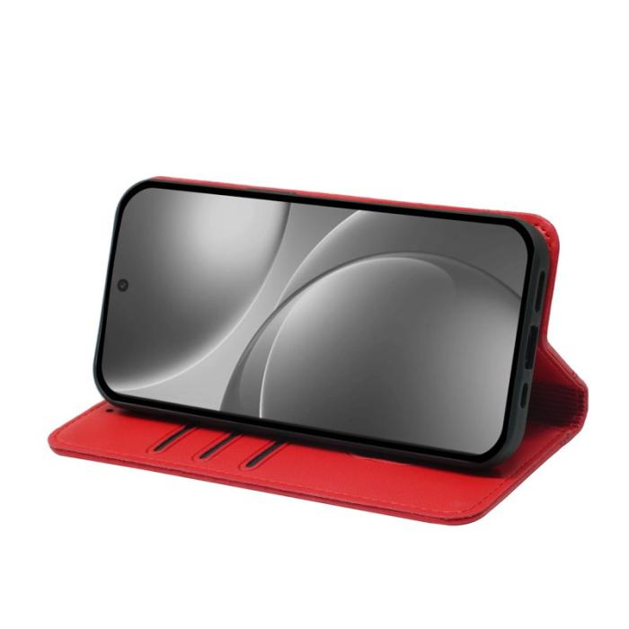 OEM - Oppo Find X9 Pro 5G Fodral PU Läder Magnetisk Stängning - Röd