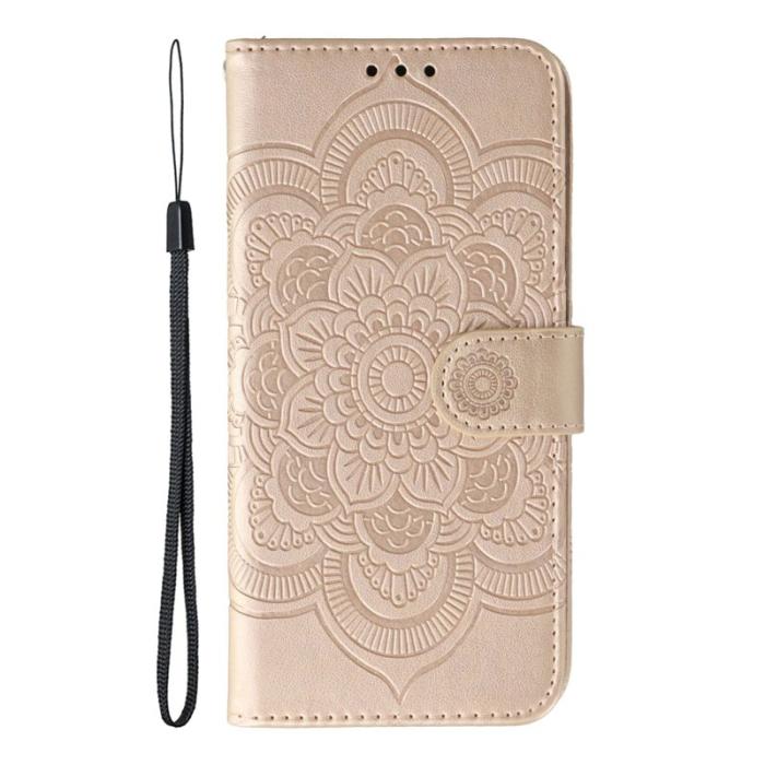 OEM - Oppo Find X9 Pro 5G Fodral PU Läder Mandala - Roséguld