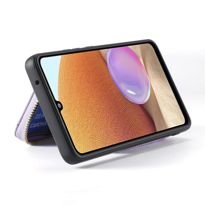 OEM - Oppo Find X9 Pro 5G Fodral PU Läder Med Dragkedja - Lila