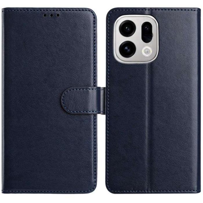 OEM - Oppo Find X9 Pro 5G Fodral PU Läder - Mörkblå