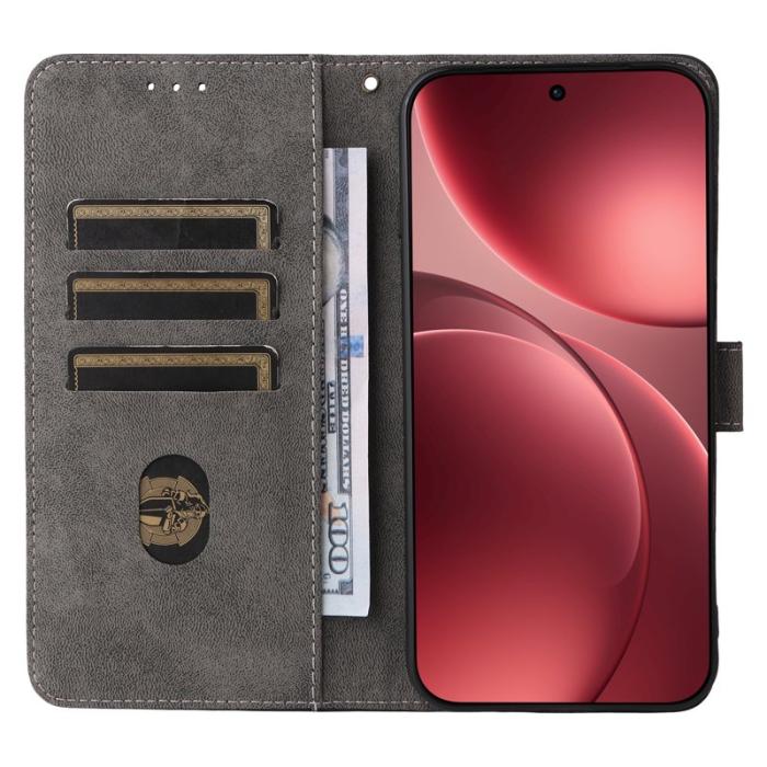 OEM - Oppo Find X9 Pro 5G Fodral PU Läder RFID Skydd - Brun